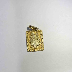 18ct plain gold shreenathji Pendant