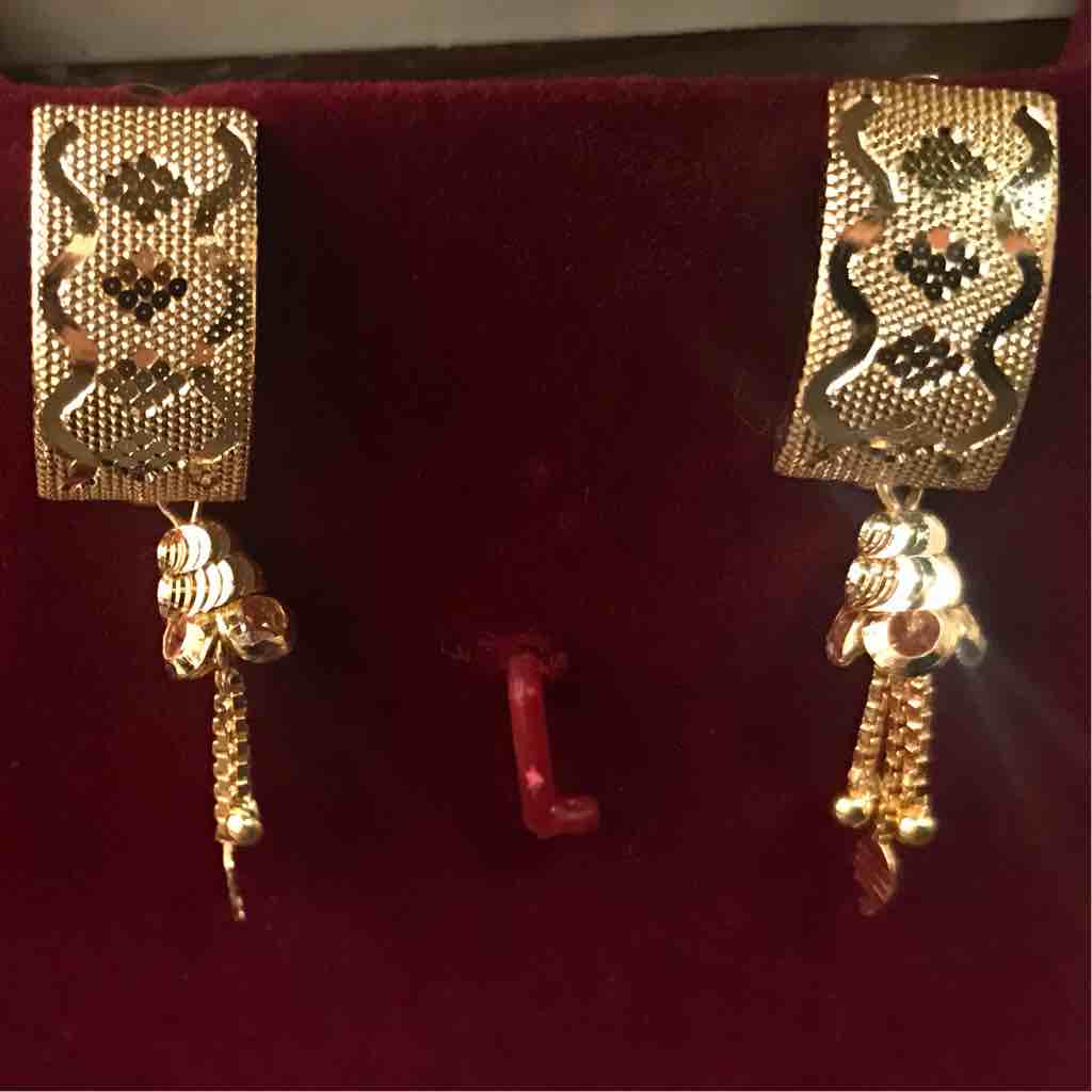 22ct fanc cnc gold j tops for party wear