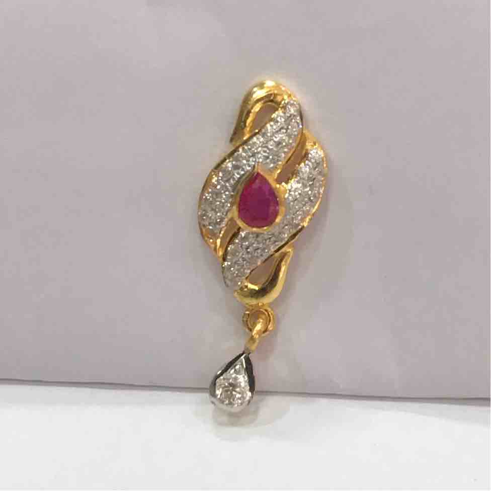 22KT Gold Fancy Ruby Earrings
