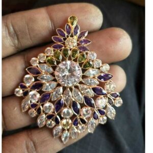 Fancy Diamond Brooch