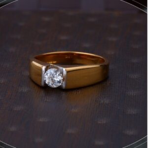 22k gold delite cz ring for mens r18-106