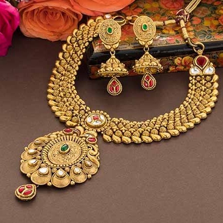 antique necklace set 916