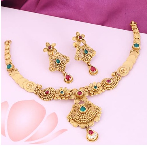 antique necklace set 916