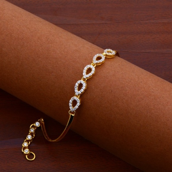 Ladies Kada Bracelet Cz 916
