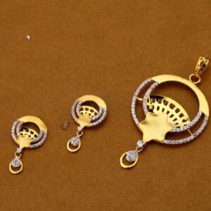 Ladies pendant set 916 cz