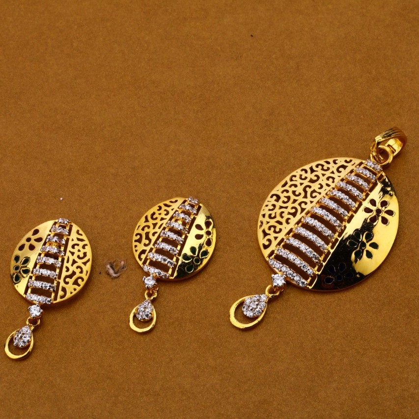 Ladies pendant set 916 cz