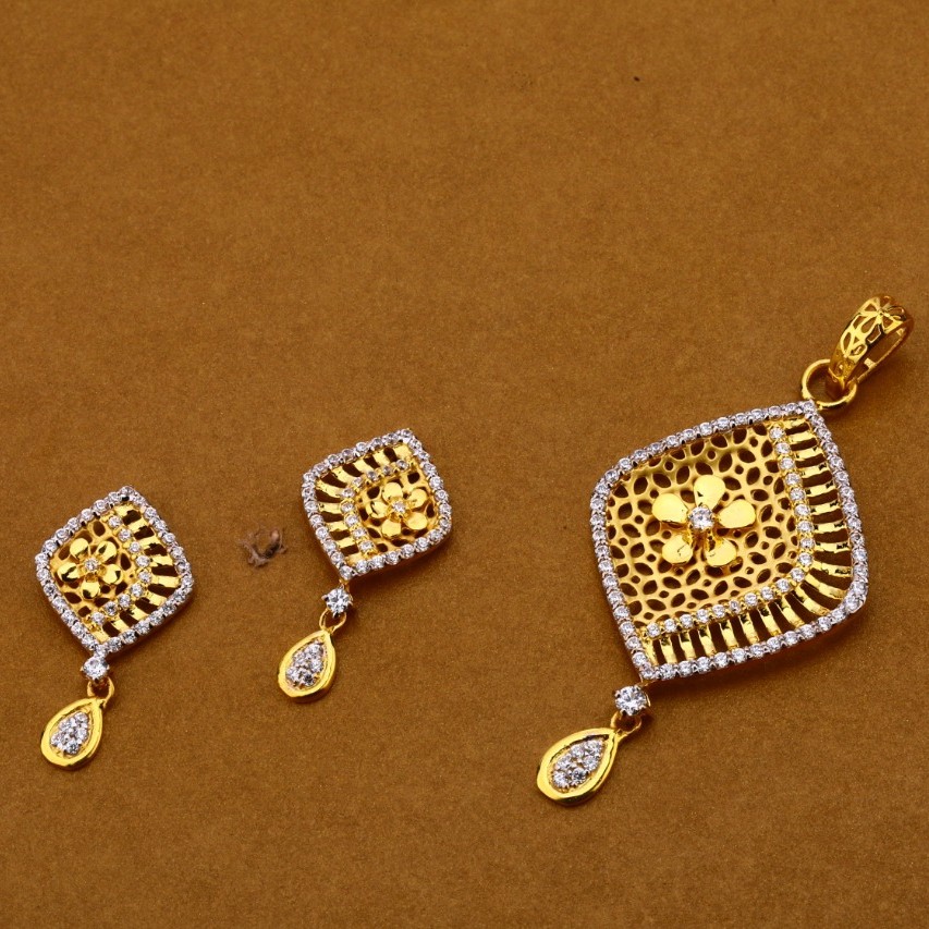 Ladies pendant set 916 cz