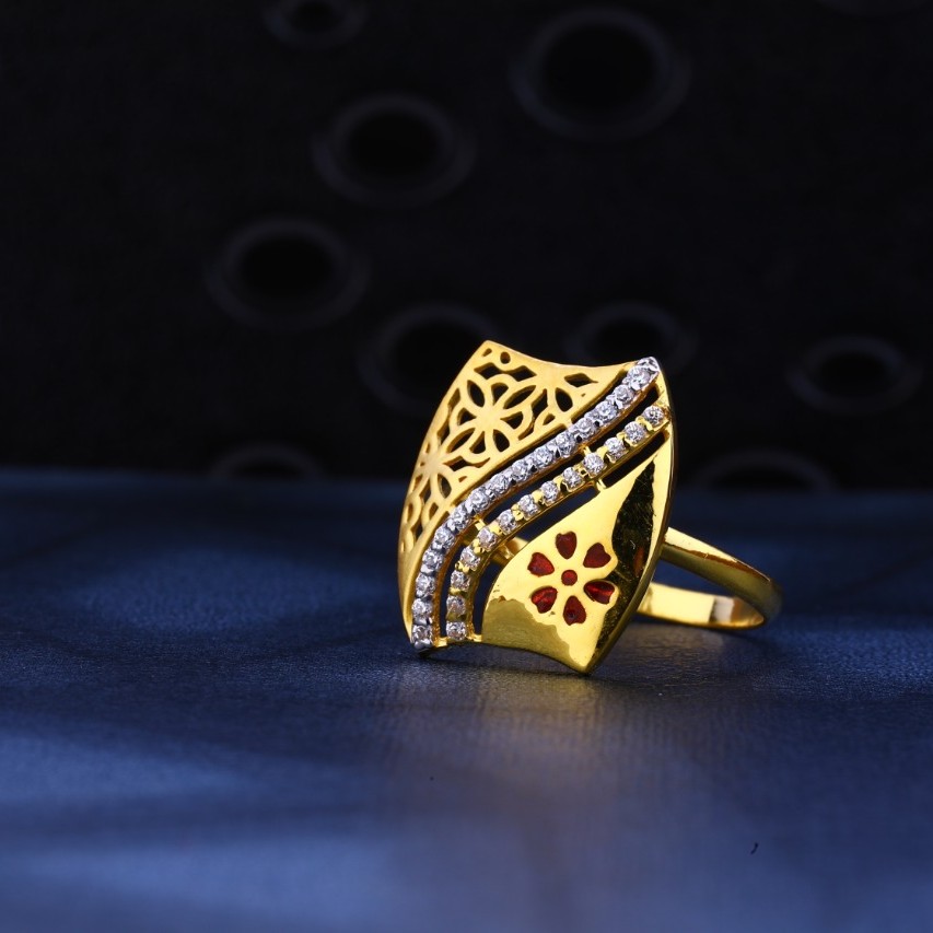 Ladies ring 916 cz