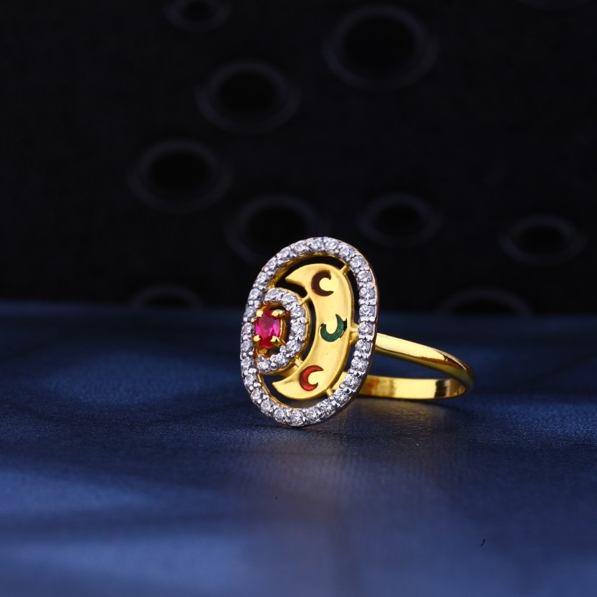 Ladies ring 916 cz