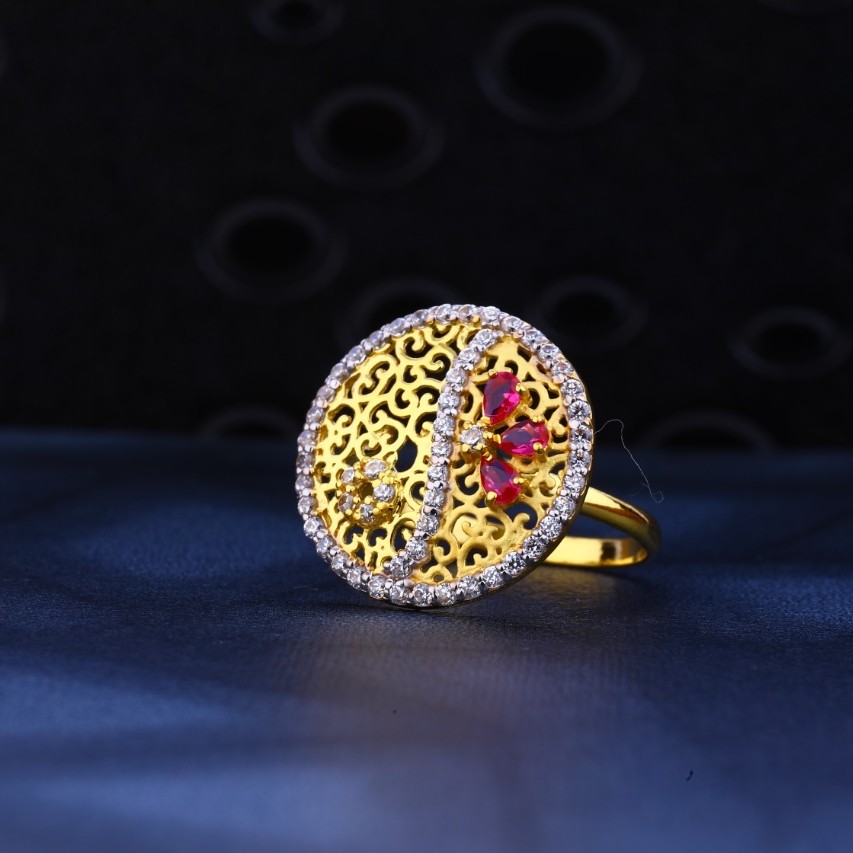 Ladies ring 916 cz