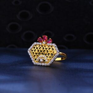 Ladies ring 916 cz