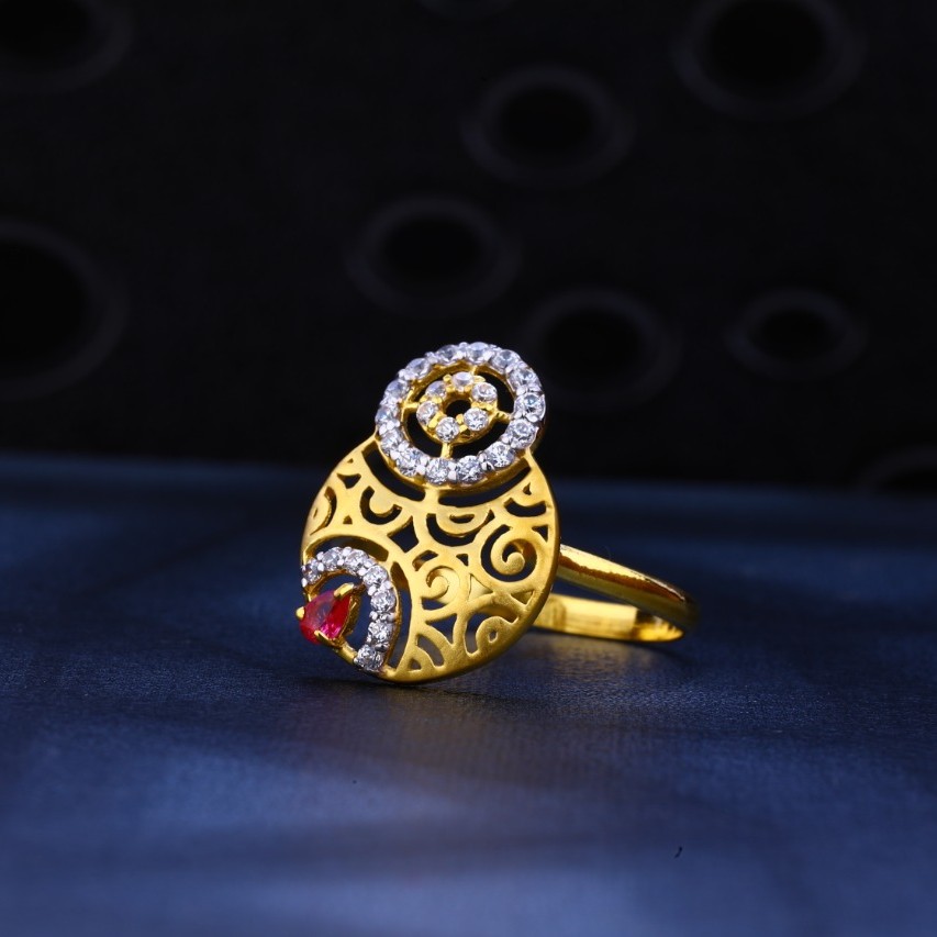 Ladies ring 916 cz