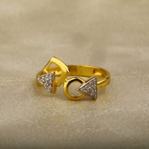 Ladies ring 916 cz