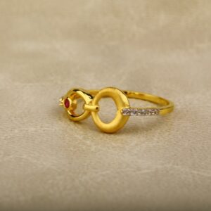 Ladies ring 916 cz