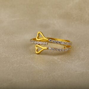 Ladies ring 916 cz