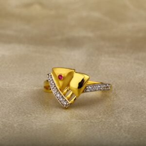 Ladies ring 916 cz