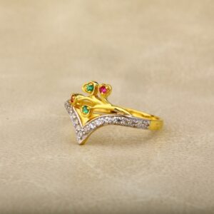Ladies ring 916 cz