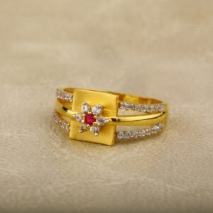 Ladies ring 916 cz