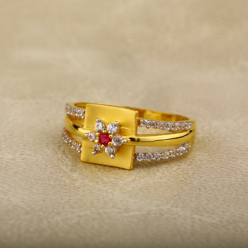 Ladies ring 916 cz