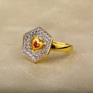 Ladies ring 916 cz