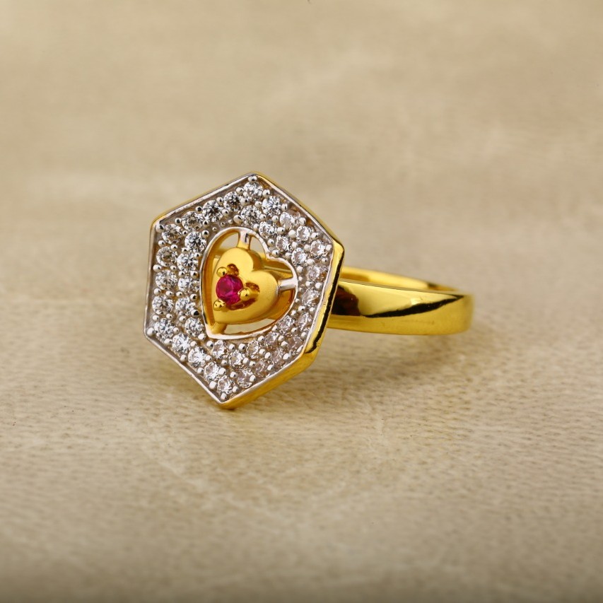 Ladies ring 916 cz