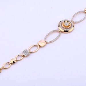 Ladies bracelet rosegold 18ct