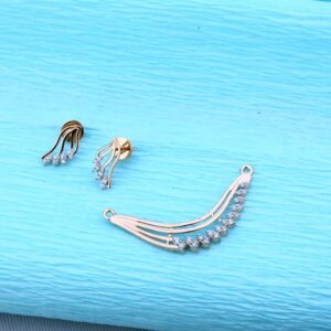 Pendent set rosegold 18ct