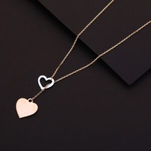 Chain with pendent fancy rosegold