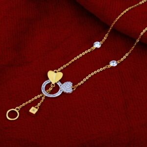 Chain with pendent fancy cz 916