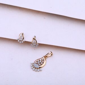 Pendent set rosegold