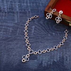 Set rosegold cz
