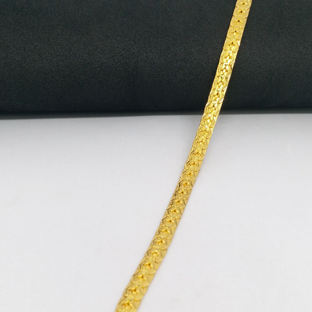 22 KT 916 Hallmark Gold Plain Gents Lucky