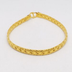 22 KT 916 Hallmark Gold Plain Gents Lucky