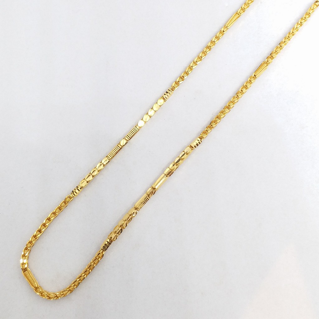 22 KT 916 Hallmark Gold Plain unisex Chain