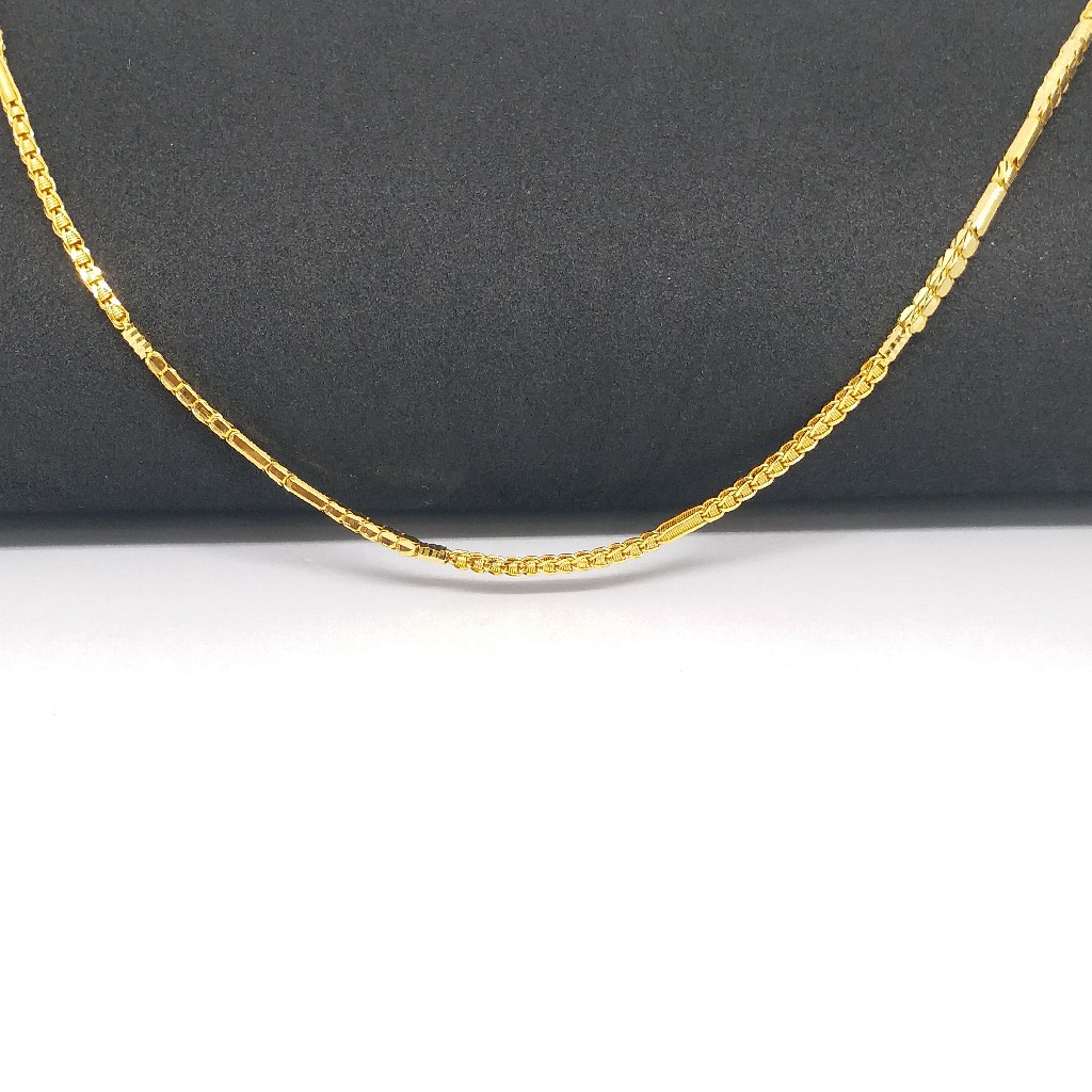 22 KT 916 Hallmark Gold Plain unisex Chain