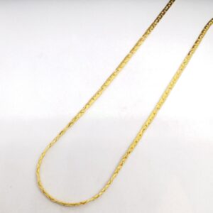 22 KT 916 Hallmark Gold Plain unisex Chain