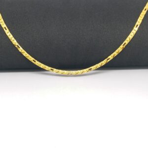 22 KT 916 Hallmark Gold Plain unisex Chain