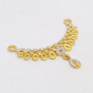22 KT 916 Hallmark Gold Daimond Fancy Mangalsutra Pendent