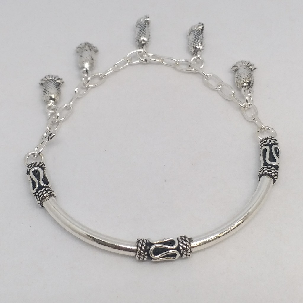 925 Sterling silver antique oxidase ladies kada + loose bracelet