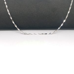 925 Sterling silver fancy unisex plain daily wear chain