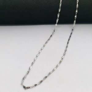 925 Sterling silver fancy unisex plain daily wear chain