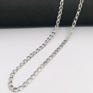 925 sterling silver plain daily wear unisex fancy chain
