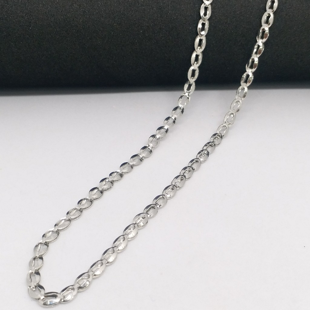 925 sterling silver plain daily wear unisex fancy chain