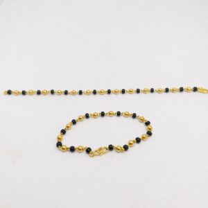 22 KT 916 Hallmark Gold kids Black plain and simple Najriya