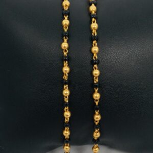 22 KT 916 Hallmark Gold kids Black plain and simple Najriya