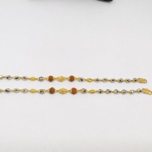 22 KT 916 Hallmark Gold kids Black beats Fancy Rudraksh Najriya
