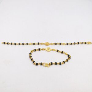 22 kt 916 Hallmark gold black beats kids fancy swastik najriya