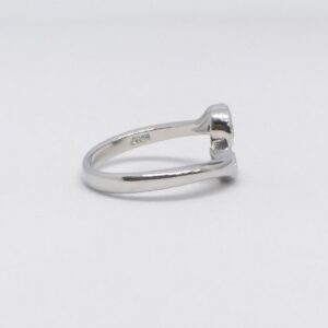 925 Sterling silver Diamond ladies party wear ring