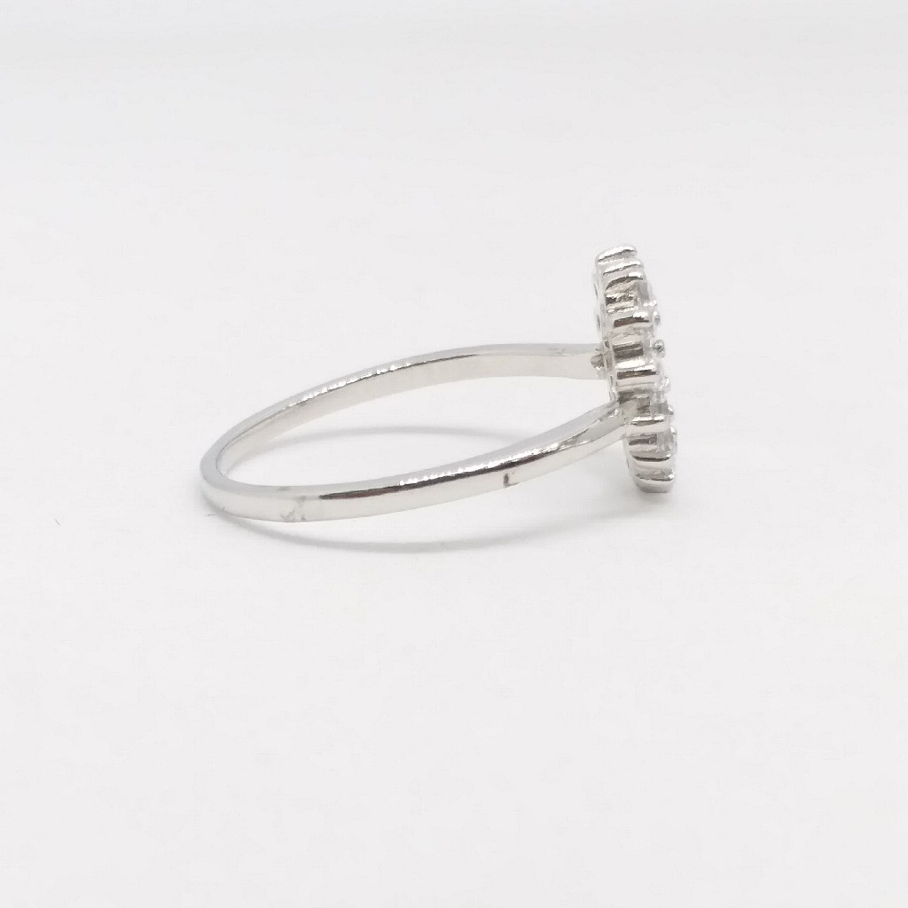 925 Sterling silver heart shape ladies party wear ring - Image 3