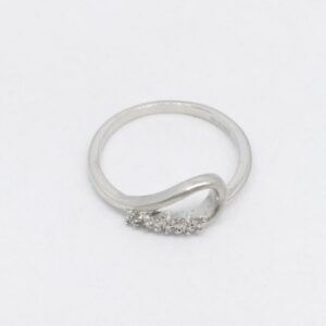 925 Sterling silver fancy met finished ladies ring